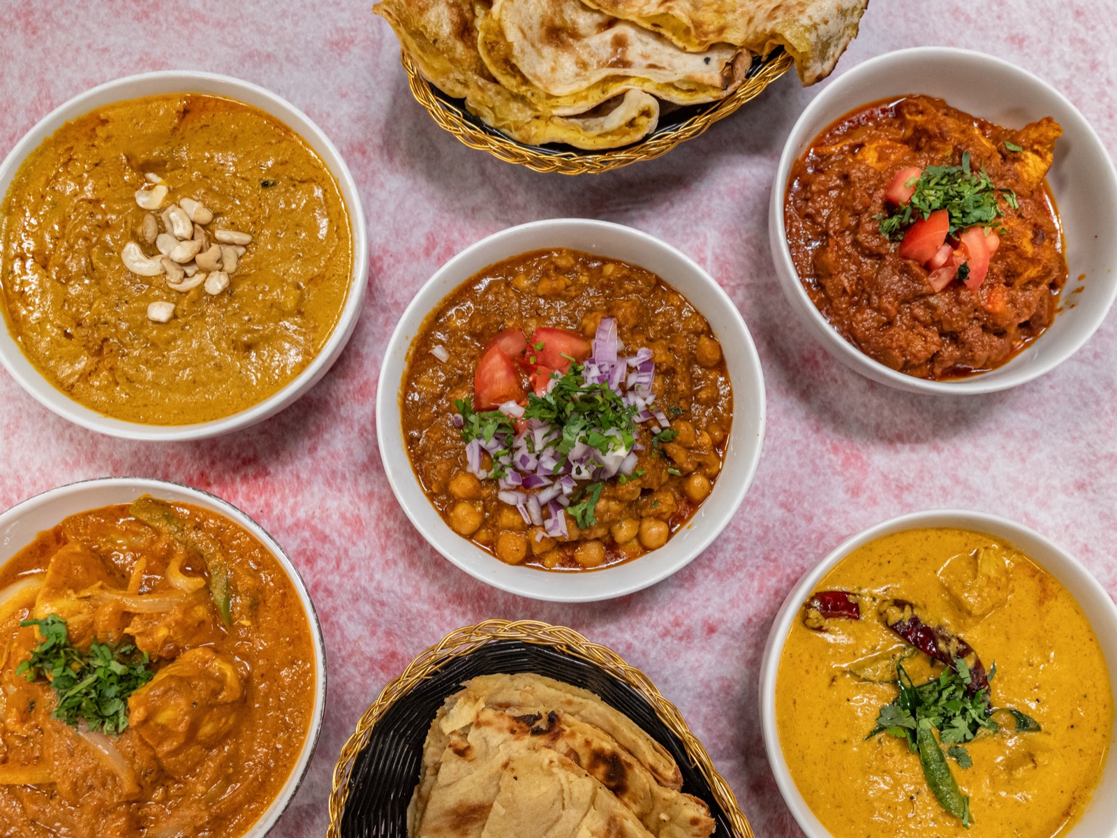 Dishes at Sindhu Indian Cuisine